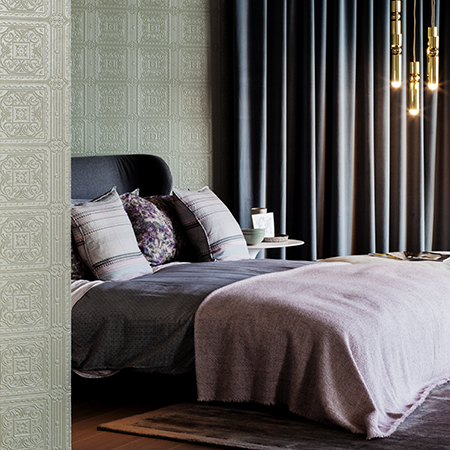 Обои под покраску Anaglypta Luxury Turner Tile RD80000 фото в интерьере Обои под покраску Anaglypta Luxury Turner Tile RD80000 фото в интерьере